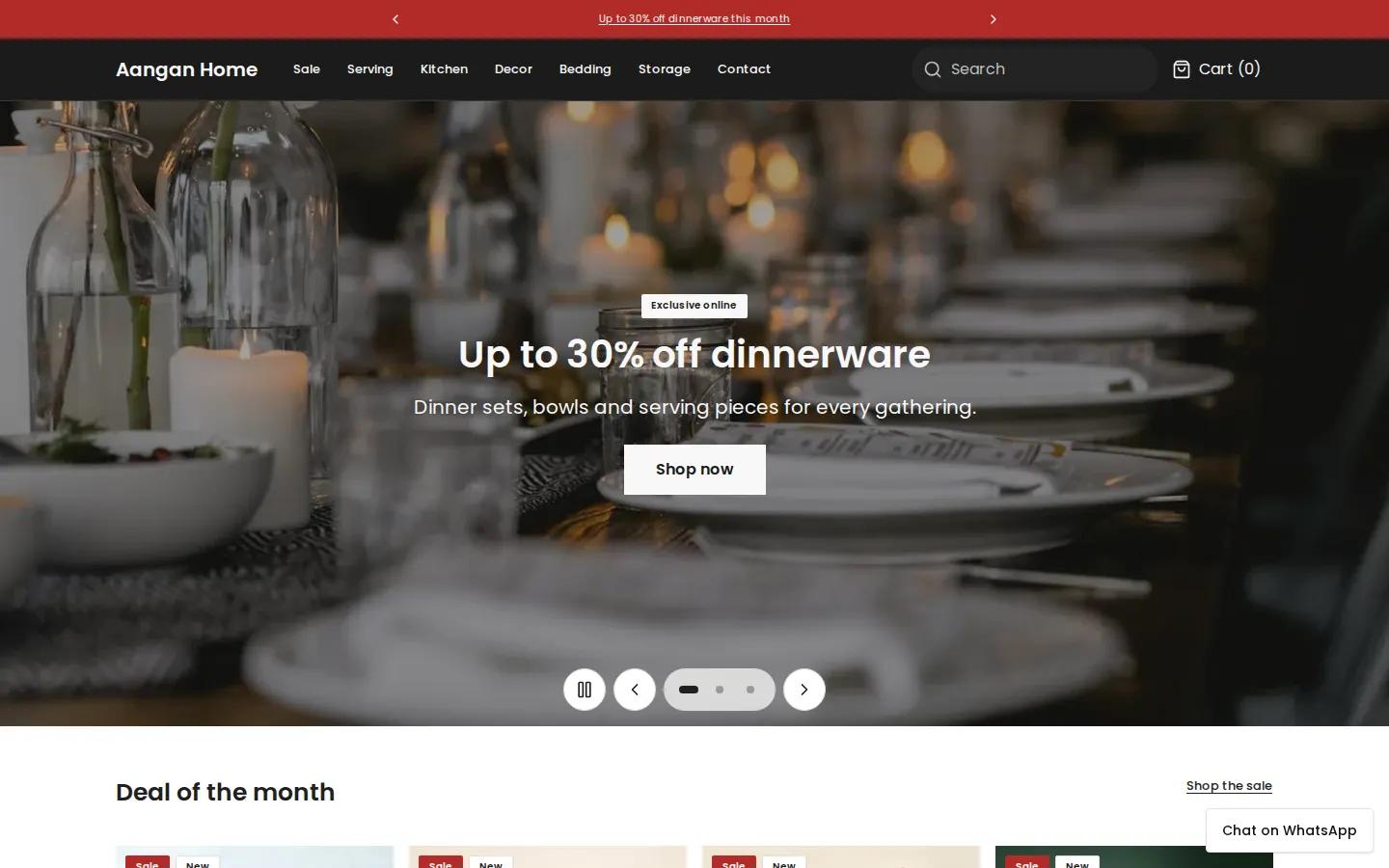 Aangan Home store template