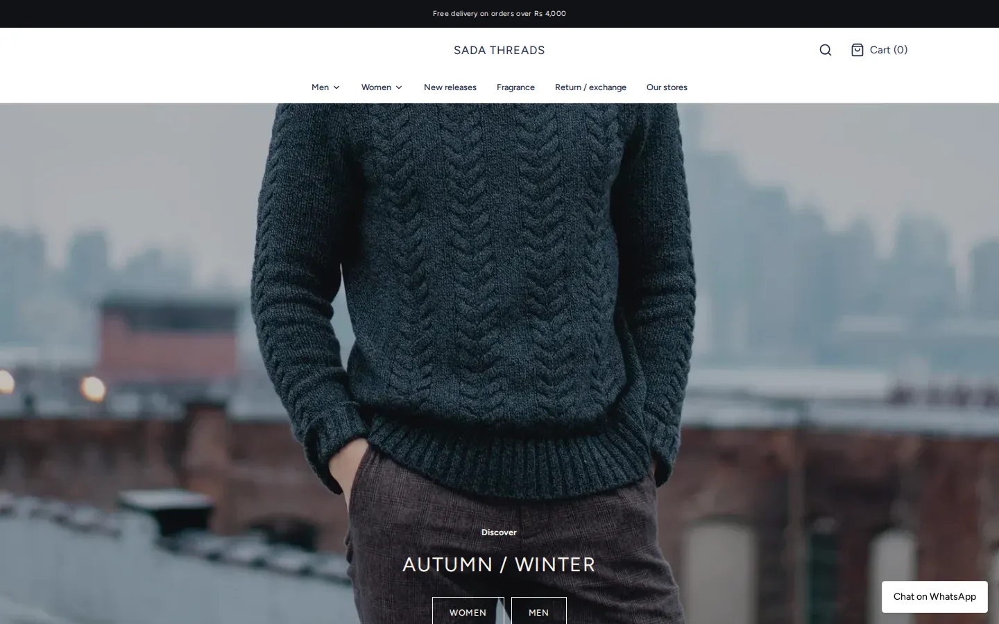 Sada Threads store template